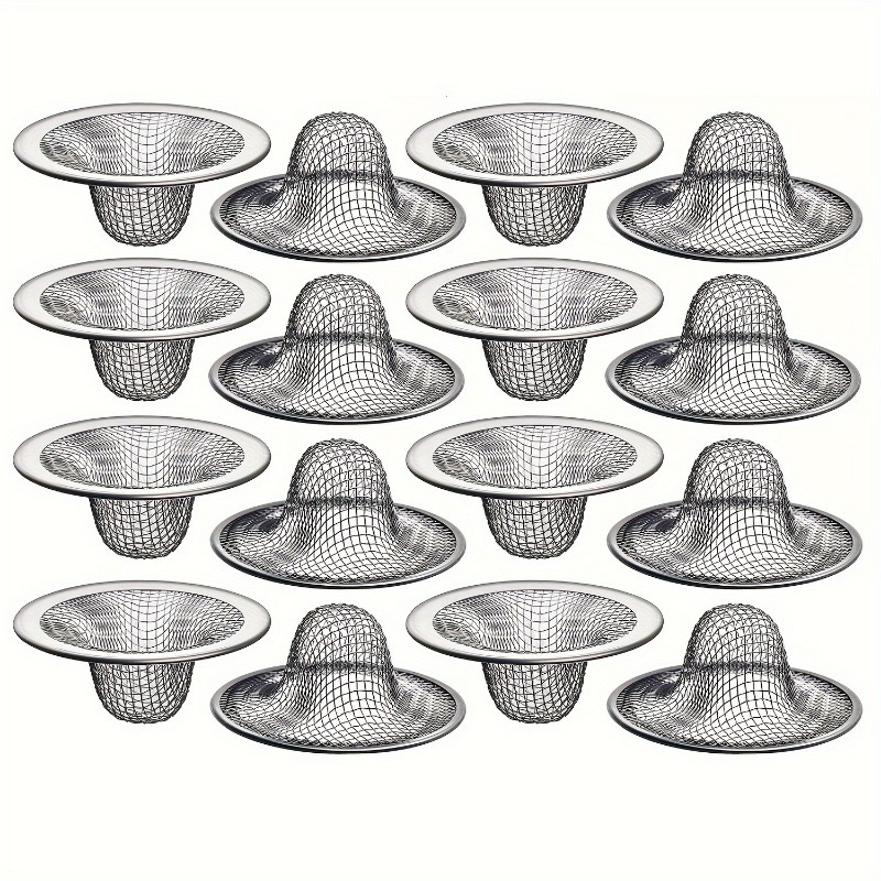 Home Essentials Bathroom Accessories - Stainless Steel Bathroom Sink Drain Strainer