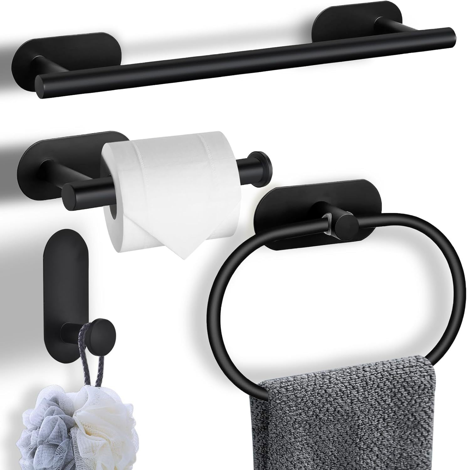 Zara Home Bathroom Set - Wall Mount Toilet Towel Paper Holder