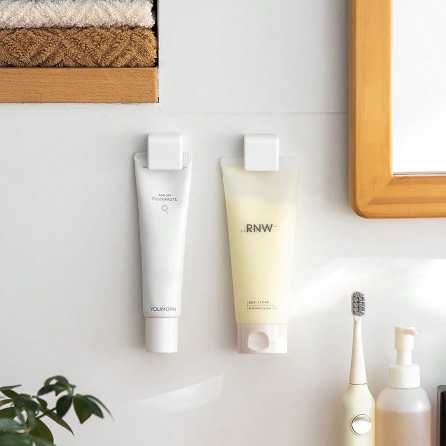 Home Bathroom Organizer - Minimalist Multi Purpose Wall Mount Tube