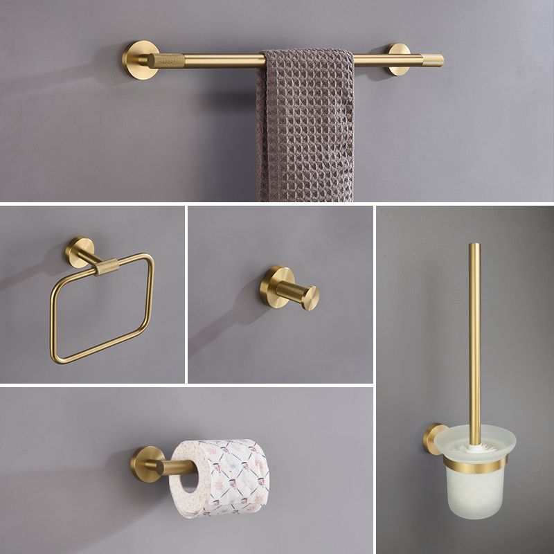 Zara Home Bathroom Set - Brushed gold Toilet Tissue Roll Paper