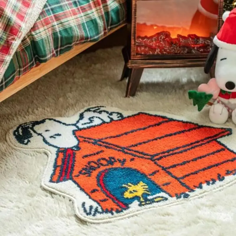 Home Bathroom Movie - Cute Snoopy Cartoon Floor Mat Home