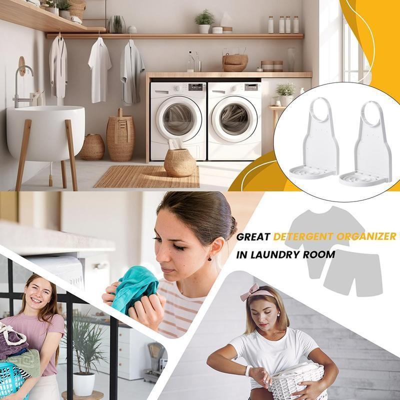 Home Essentials Bathroom Accessories - Laundry Detergent Cup Holder, 4 Count