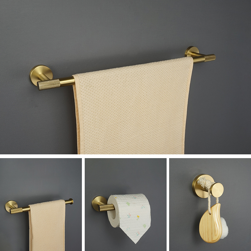Luxury Brushed Gold Bathroom A - Zara Home Bathroom Set review and price