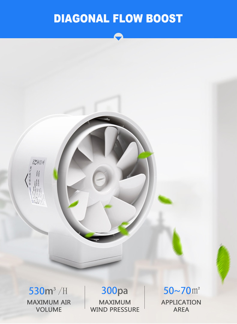 2026 6'' Inline Duct Fan Air V - Home Bathroom Extractor Fan review and price