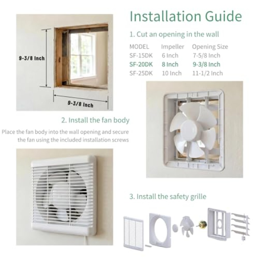 8 Window Shutter Exhaust Fan x - Home Bathroom Extractor Fan review and price