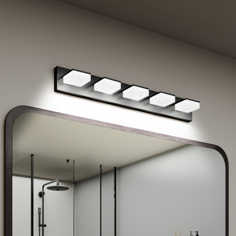 Adjustable 5-Head LED Mirror L - Home Bathroom Mirror review and price