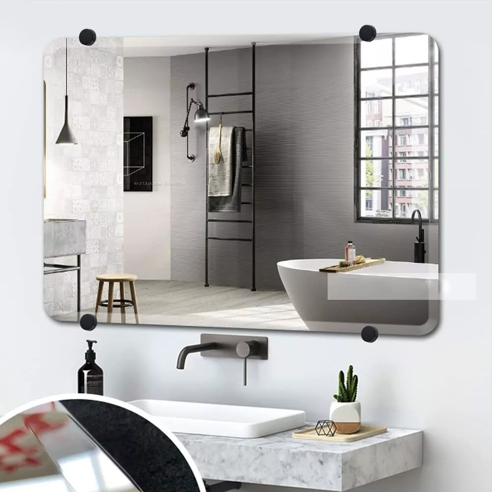 4 Set Mirror Clips Mirror Hang - Home Hardware Bathroom Mirrors review and price