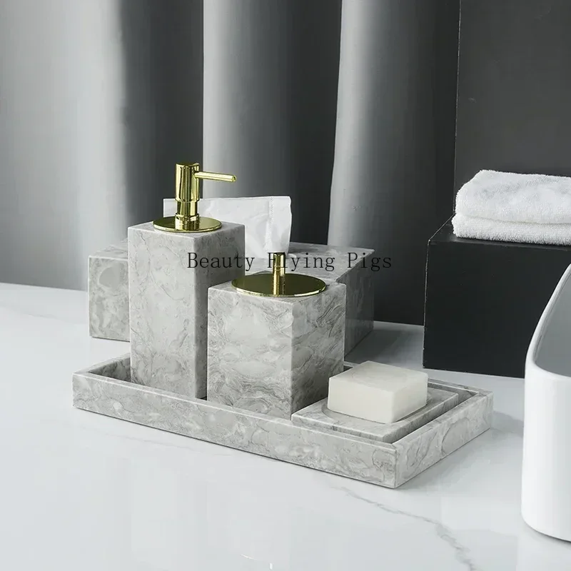 Natural Marble Bathroom Access - Zara Home Bathroom Set review and price