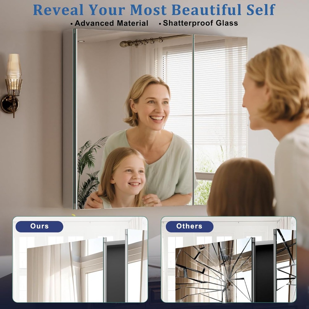 Bathroom Medicine Cabinet with - Home Bathroom Cabinets review and price