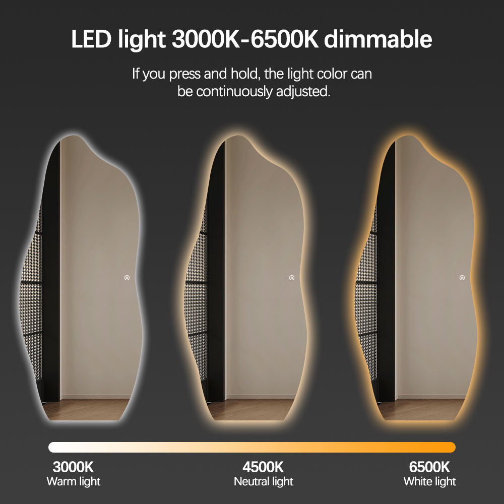 Irregular LED Bathroom Mirror  - Home Bathroom Mirror review and price