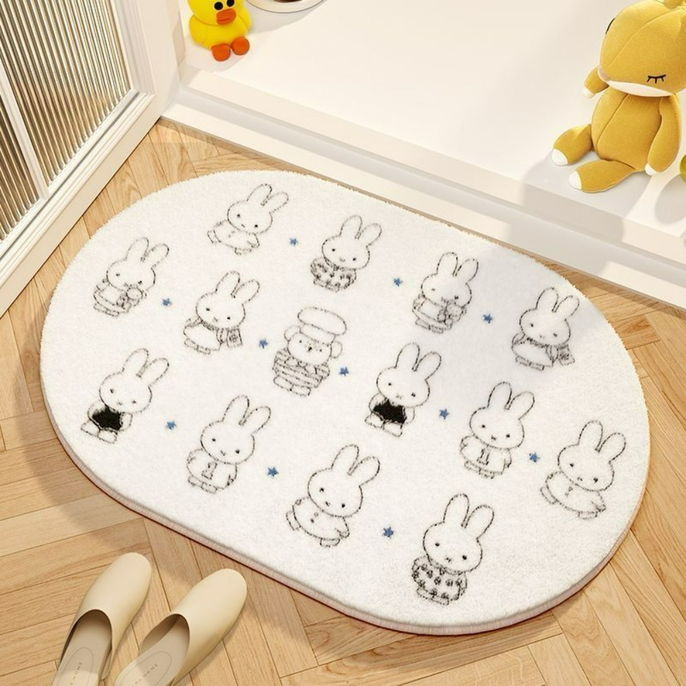 Miffy Cartoon Floor Mat Soft I - Home Bathroom Movie review and price