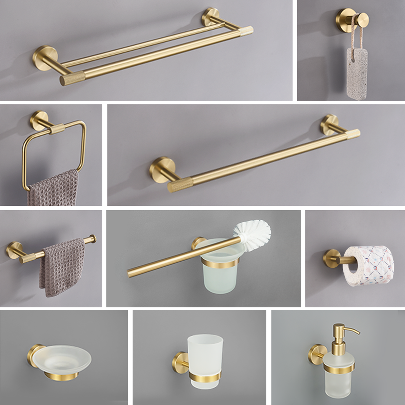 Brushed gold Toilet Tissue Rol - Zara Home Bathroom Set review and price