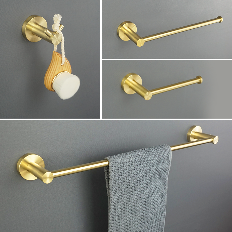 Brushed Gold Bathroom Accessor - Zara Home Bathroom Set review and price