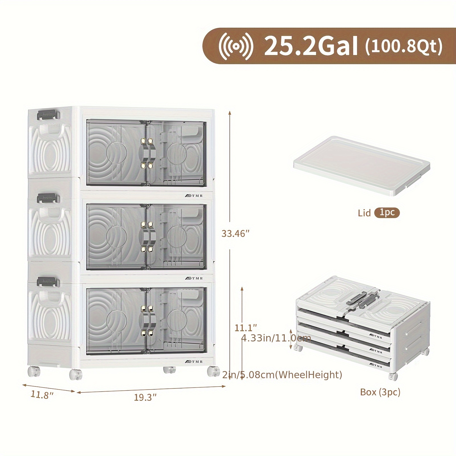 48QT Foldable Storage Cabinet, - Home Bathroom Cabinets review and price