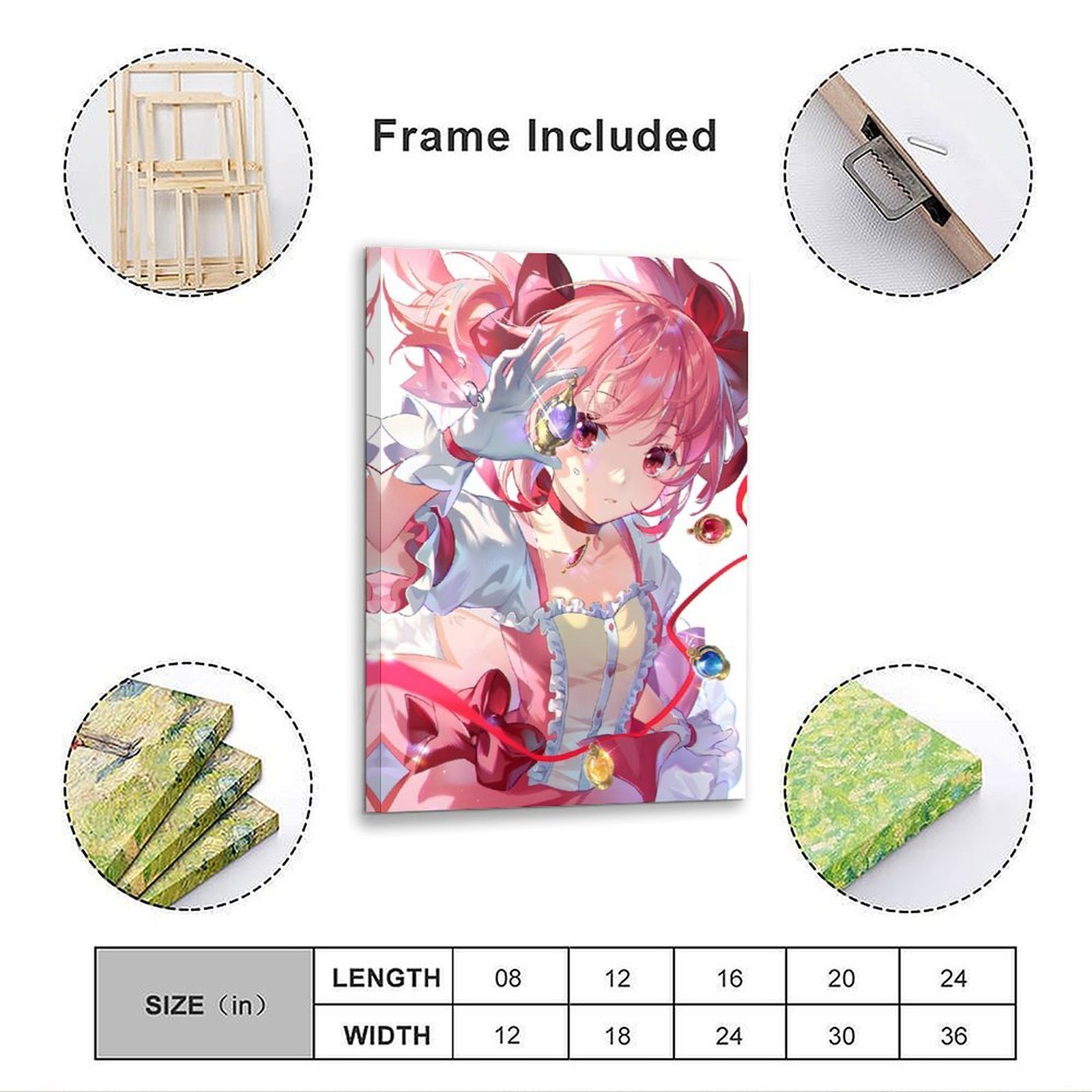 Anime Girl Magic Soul Gem Post - Home Bathroom Mirror review and price