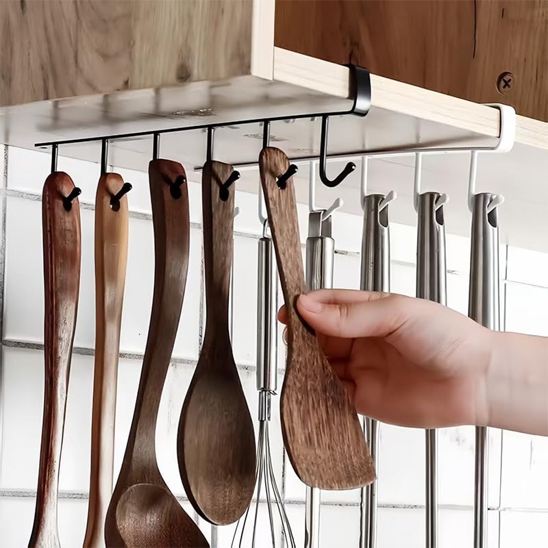 1/2/3PC 6 Hooks Kitchen Cabine - Home Bathroom Cabinets review and price
