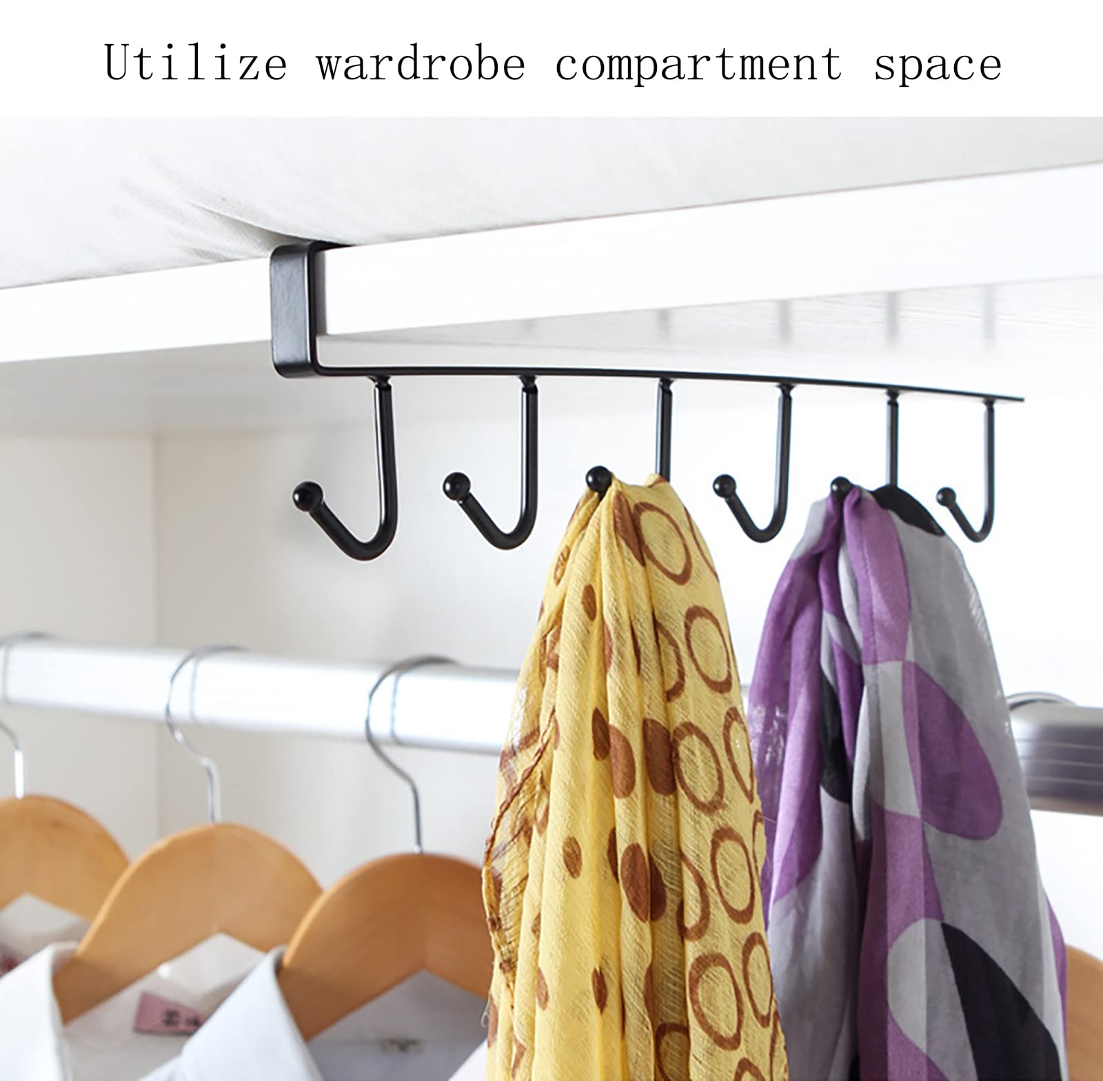 1/2/3PC 6 Hooks Kitchen Cabine - Home Bathroom Cabinets review and price
