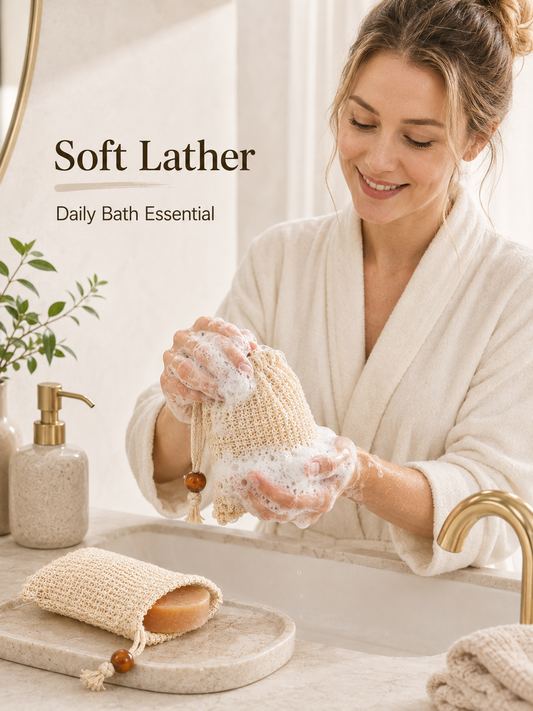 5Pcs Reusable Soap Saver Bags, - Home Essentials Bathroom Accessories review and price