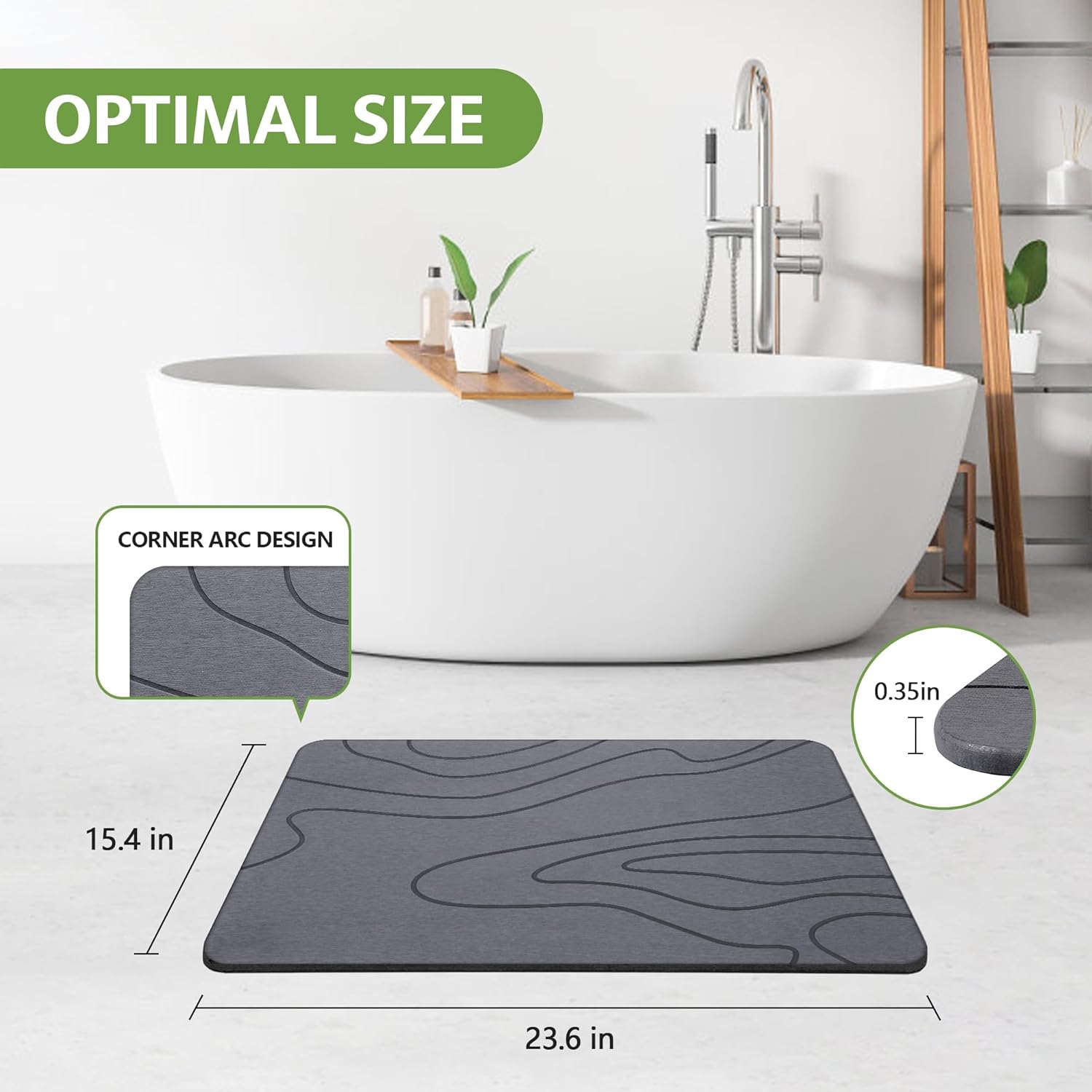Super Absorbent Diatomaceous E - Home Essentials Bathroom Accessories review and price