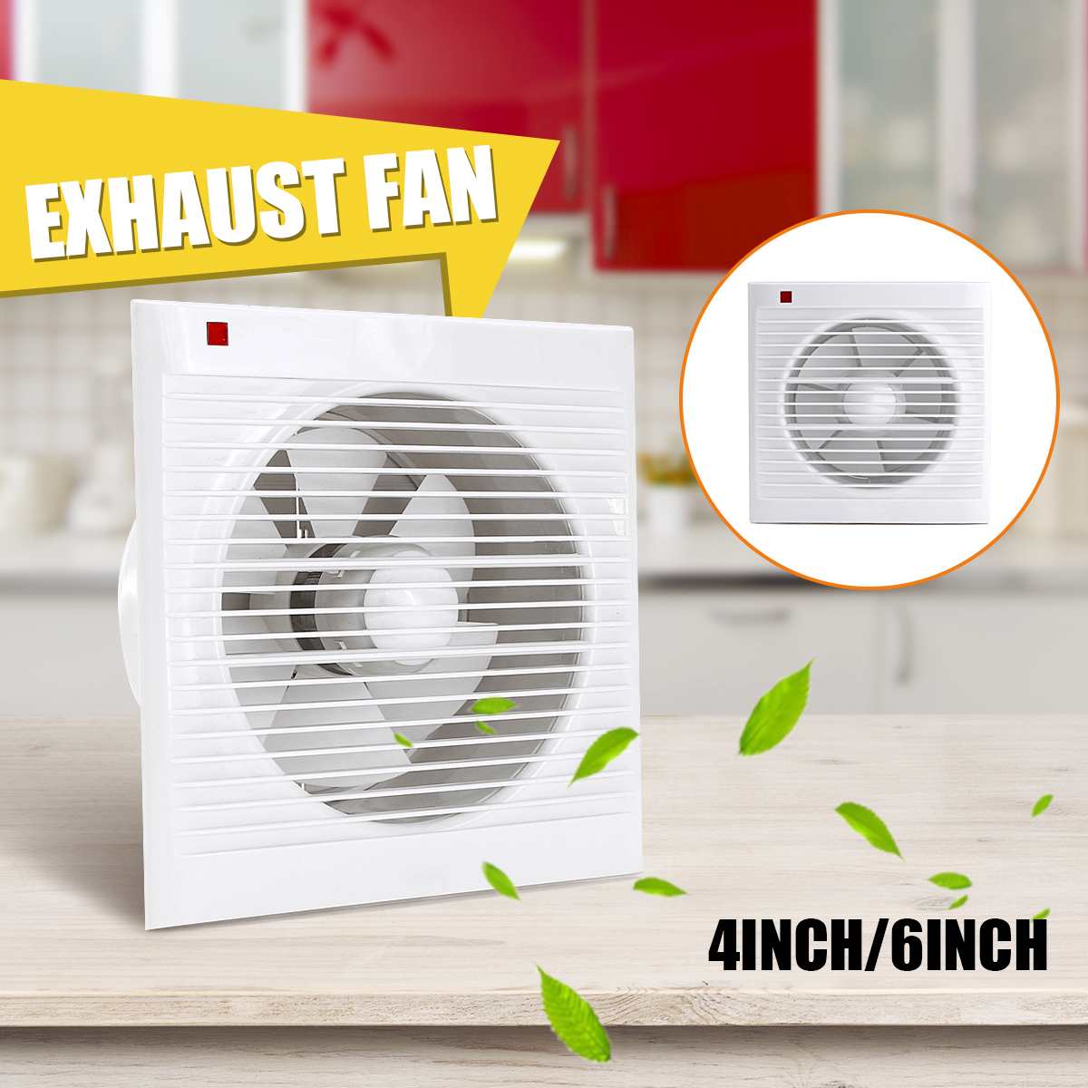 4 Inch 6 Inch 8 Inch 220V Mute - Home Bathroom Extractor Fan review and price