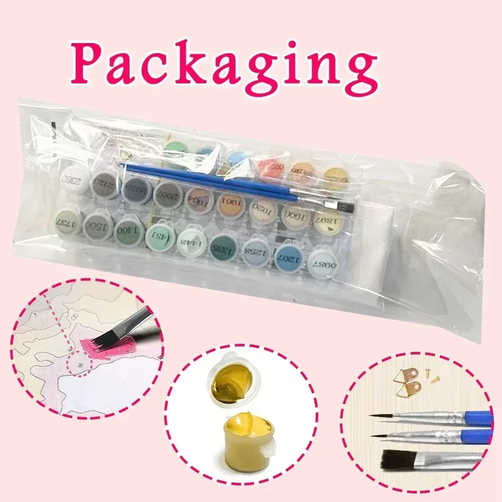 Oil Painting By Numbers Kits Z - Home Bathroom Movie review and price
