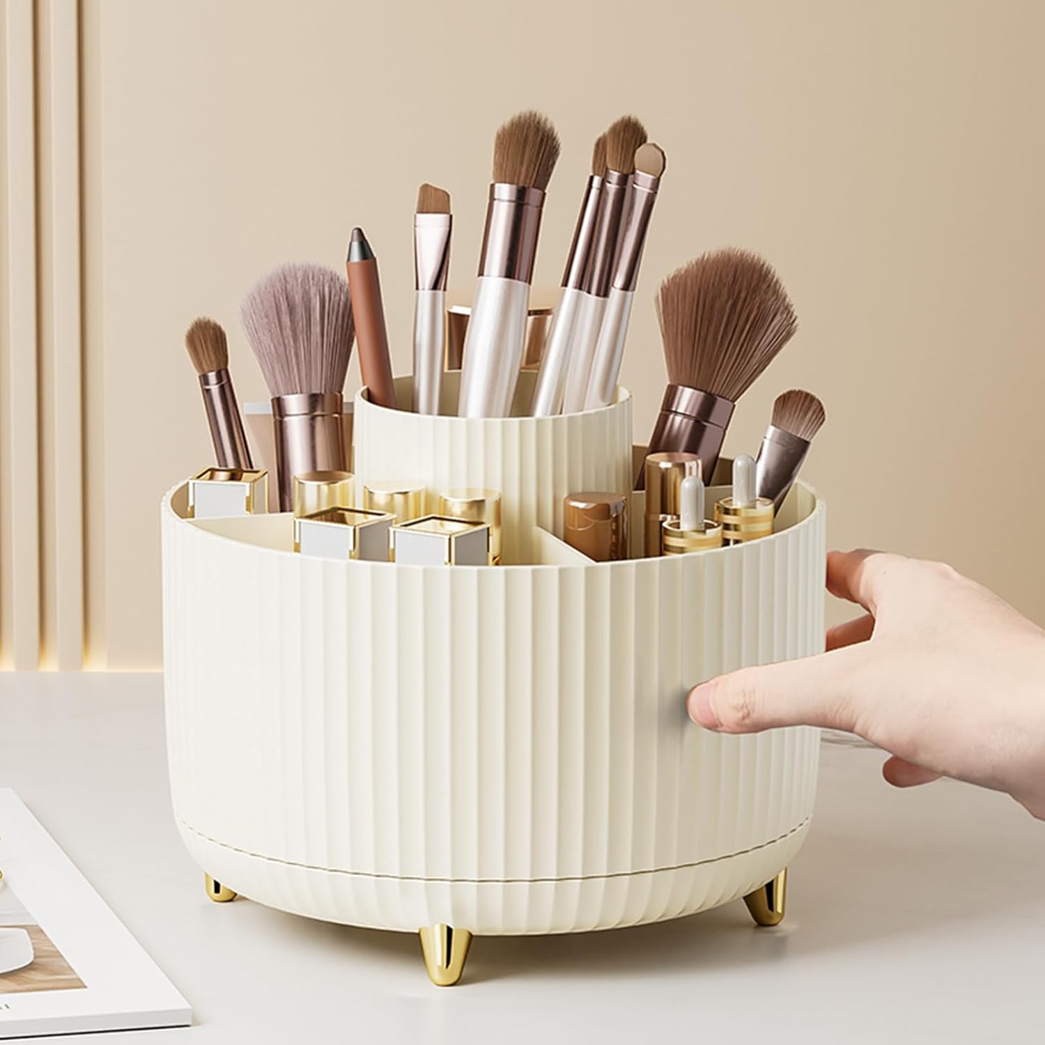 360° Rotating Makeup Cosmetic  - Home Bathroom Organizer review and price