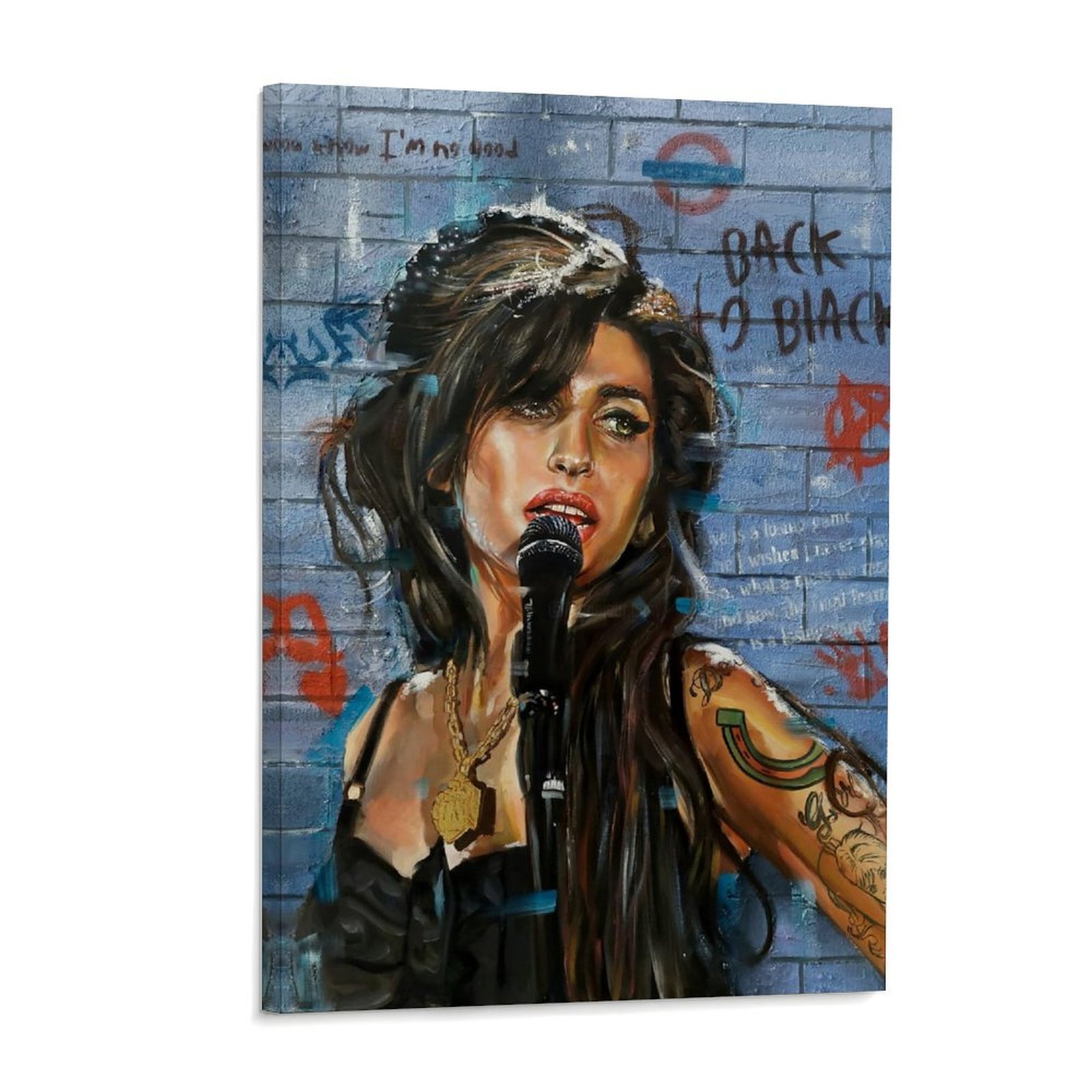Amy Winehouse Music Icon Poste - Home Bathroom Mirror review and price