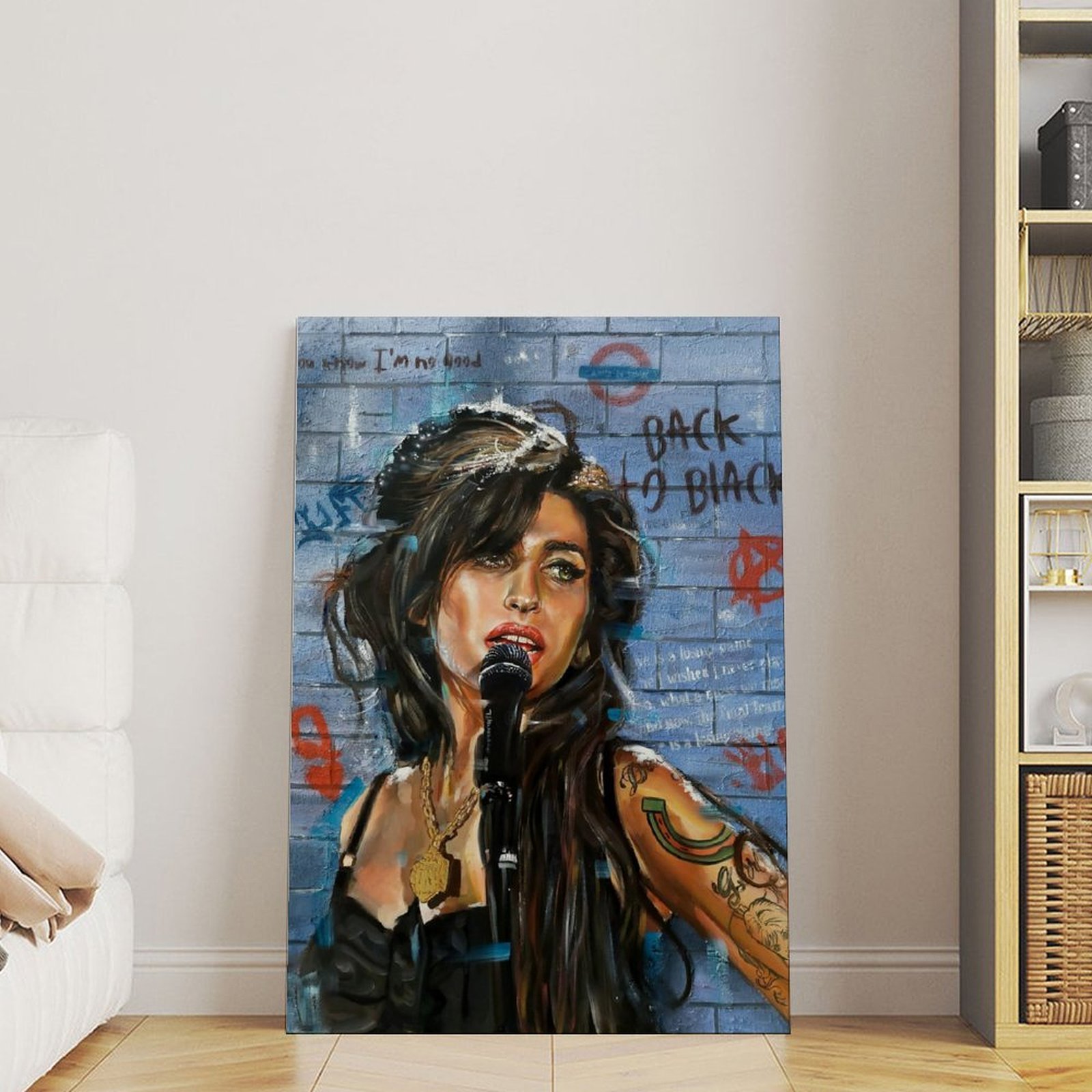 Amy Winehouse Music Icon Poste - Home Bathroom Mirror review and price