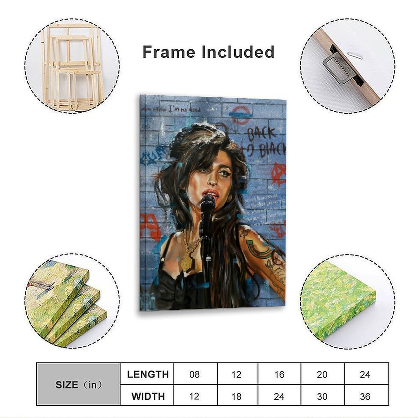 Amy Winehouse Music Icon Poste - Home Bathroom Mirror review and price