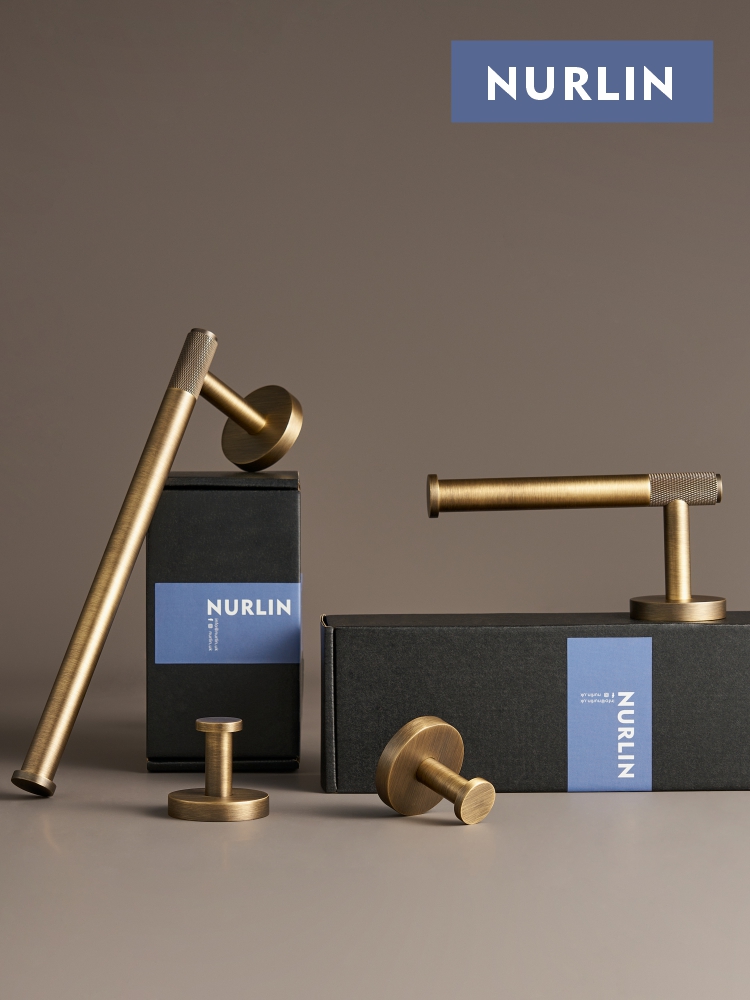 NURLIN Brass Knurled Antique B - Zara Home Bathroom Set review and price