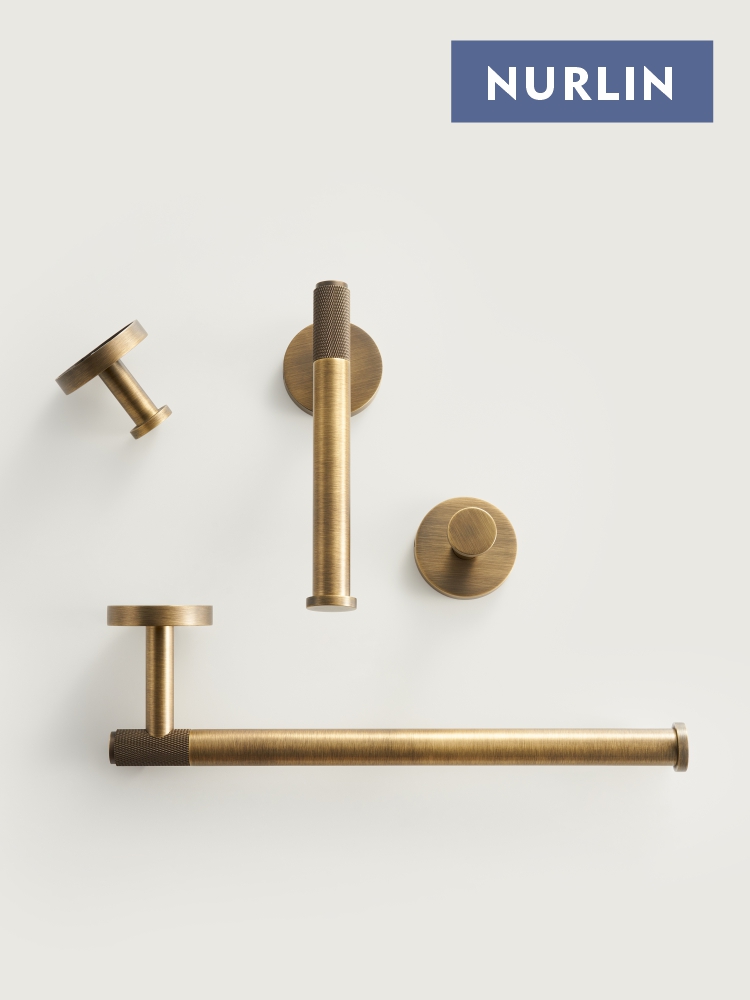 NURLIN Brass Knurled Antique B - Zara Home Bathroom Set review and price